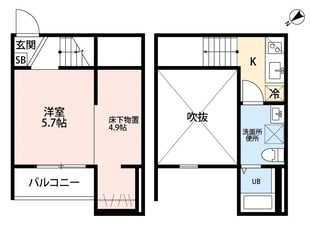 Creanjyu suzu（クレアンジュスズ）の物件間取画像